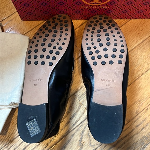 Tory Burch Womens Ballet Loafer Size 9 Black - Picture 5 of 10